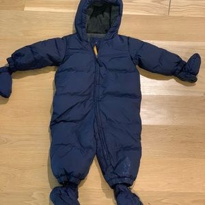Baby Gap fleece lined snowsuit 12-18 mos